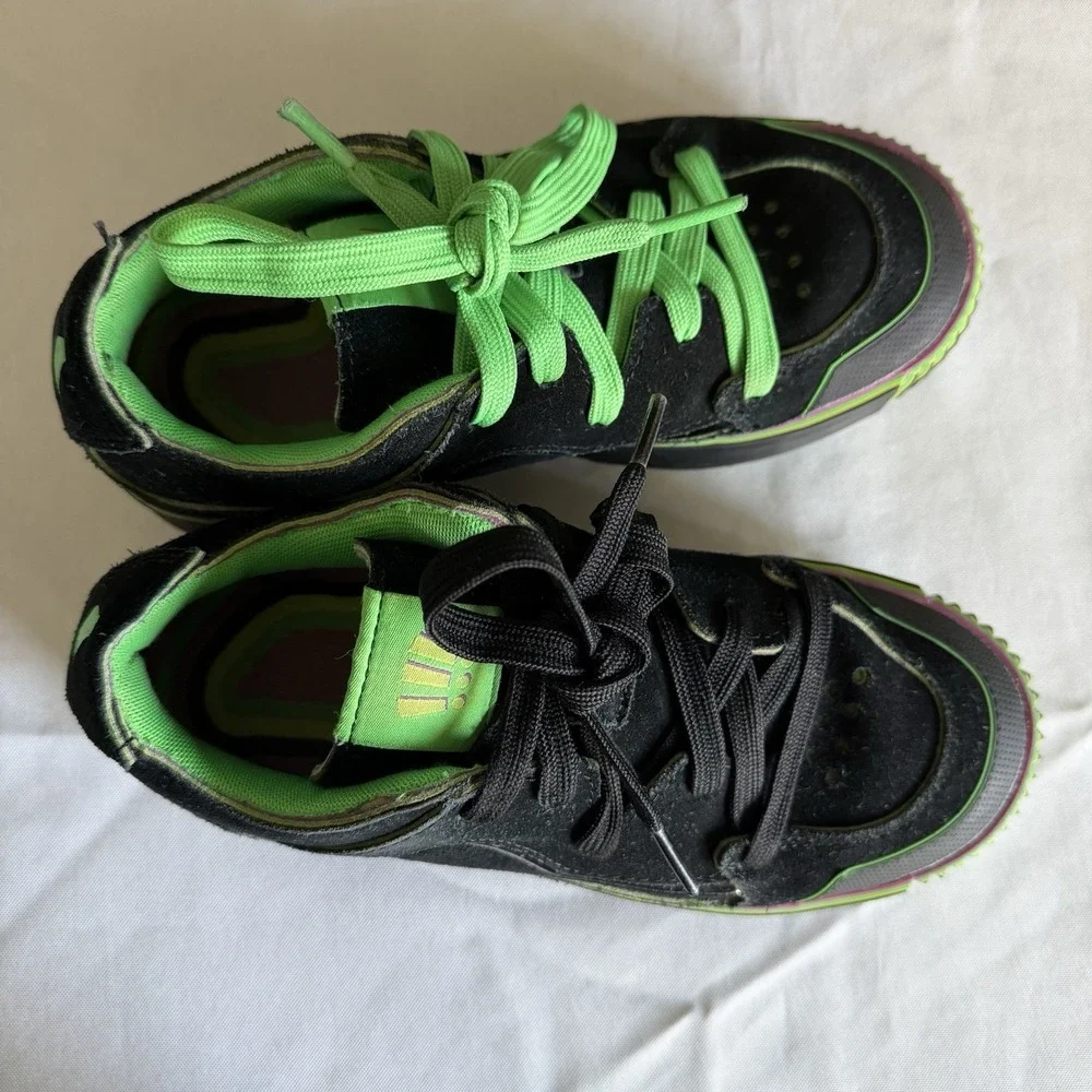 MSCHF Gobstomper Sour Edition Black/Green Men's Youth Size 6 US Skate Shoes